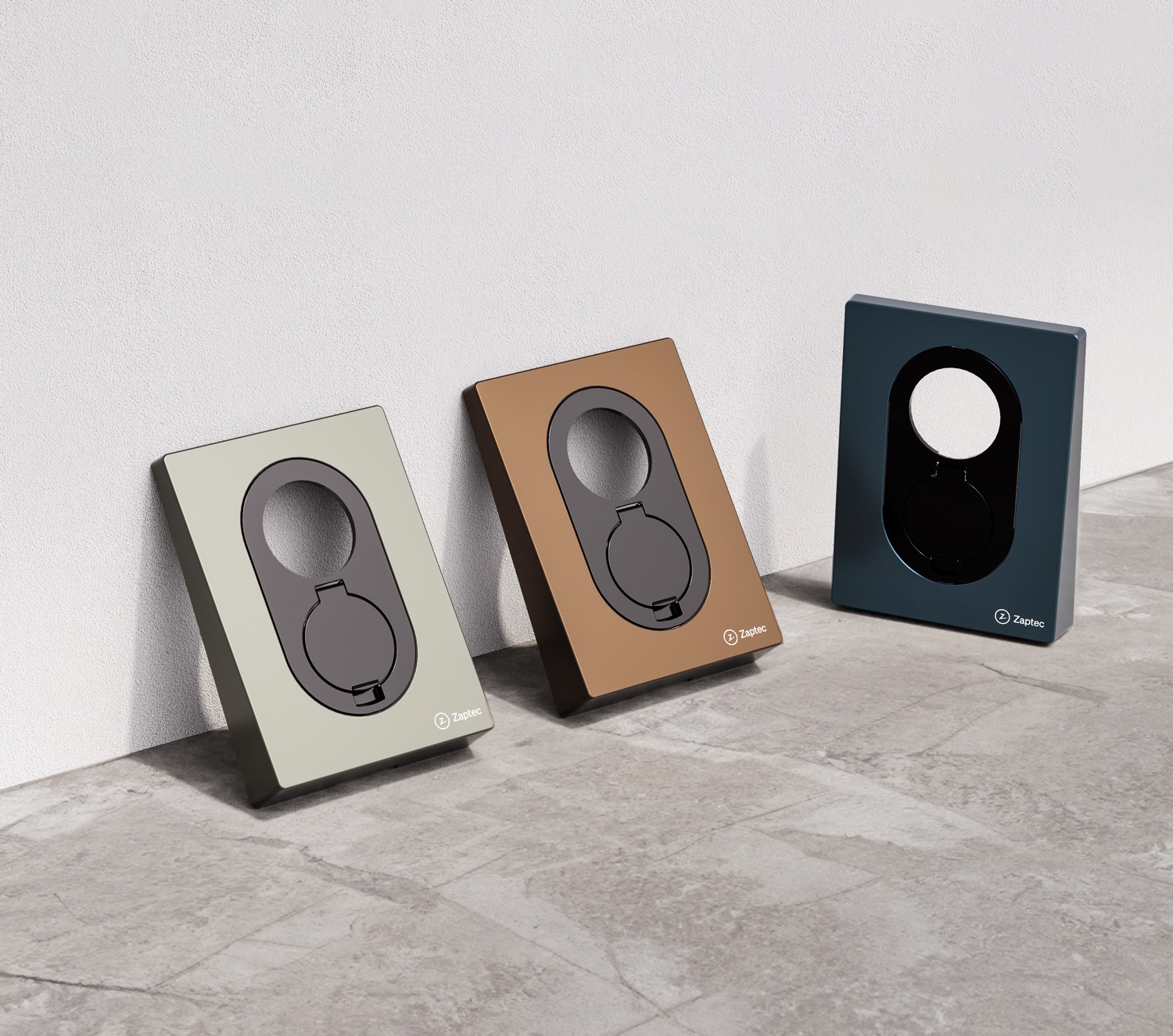 Zaptec Go 2 covers in verschillende kleuren