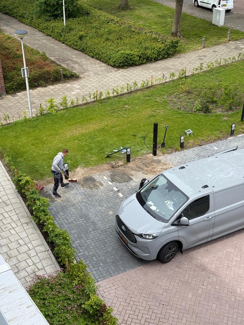 Overzicht van aanleg Zaptec Pro laadplein